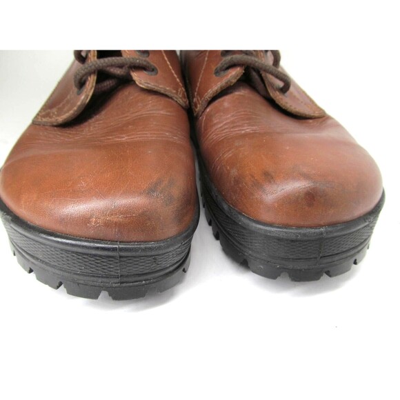 Birkenstock Footprints Mens Brown Leather Lace Up Ankle Boots Size US 8.5 EU 42 - Picture 2 of 16